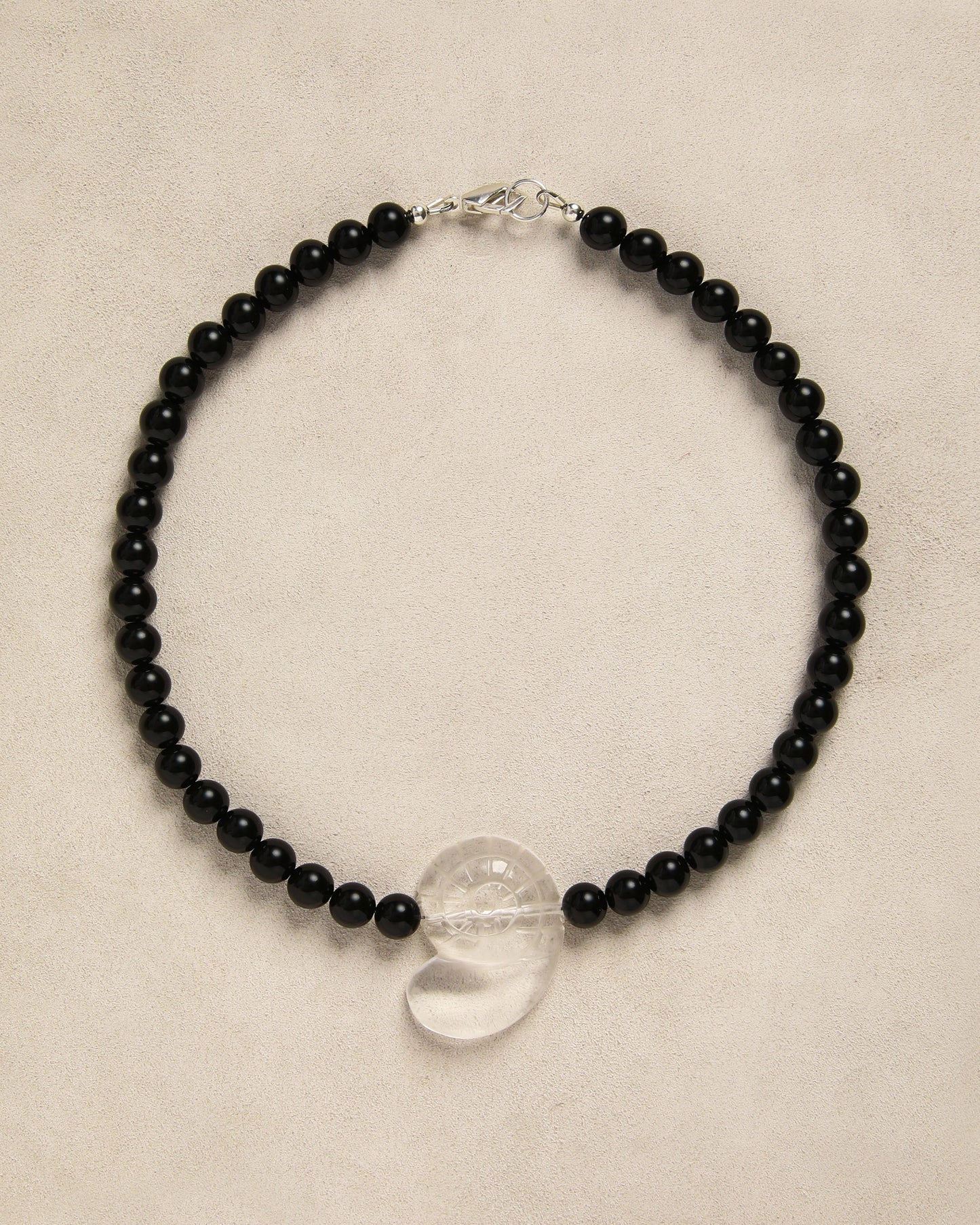 Nautilus Necklace in Onyx
