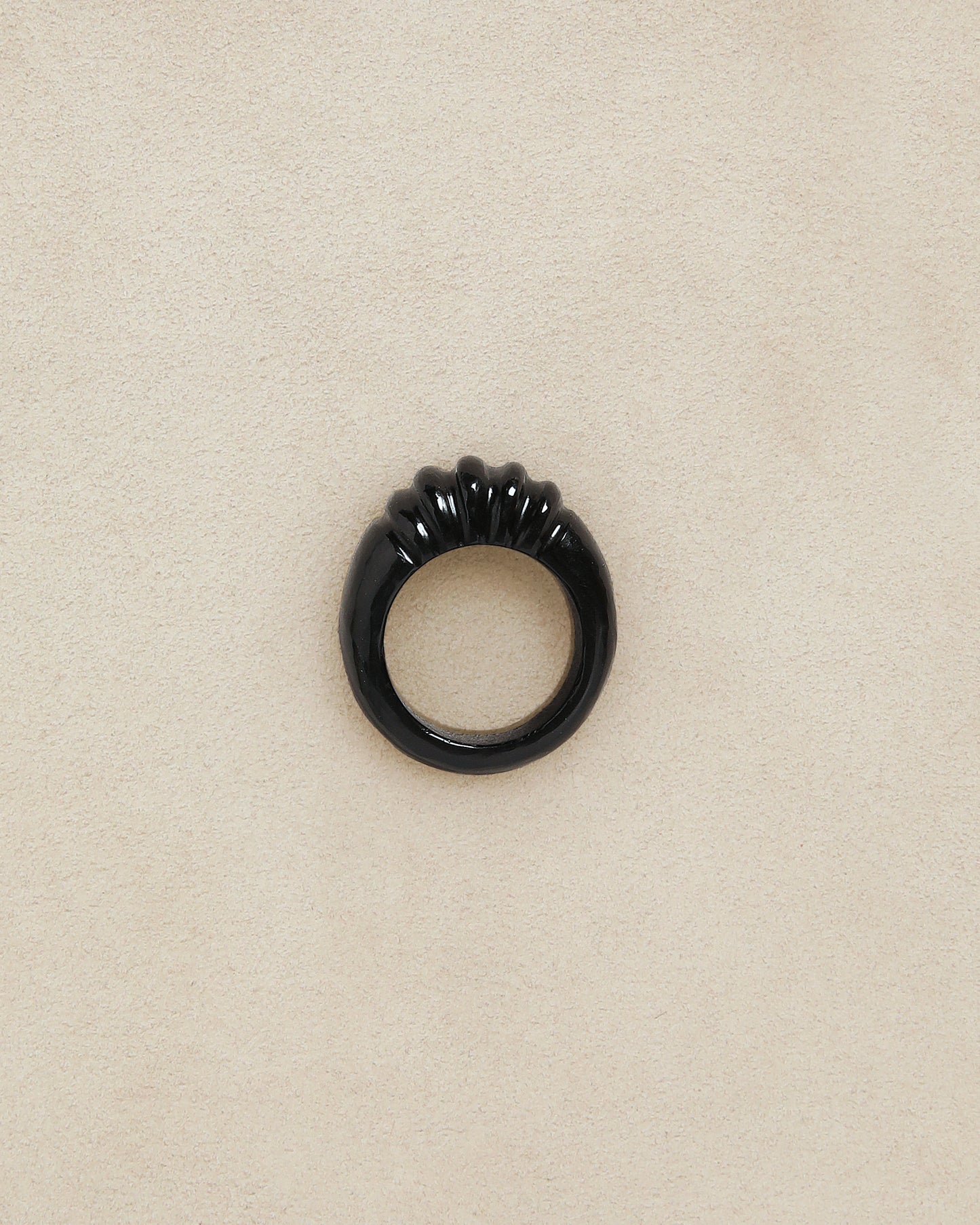 Onyx Shell Ring