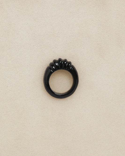 Onyx Shell Ring