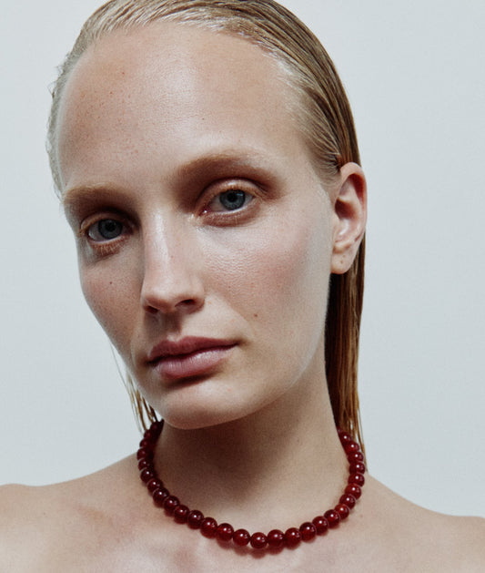 Carnelian Stone Collar