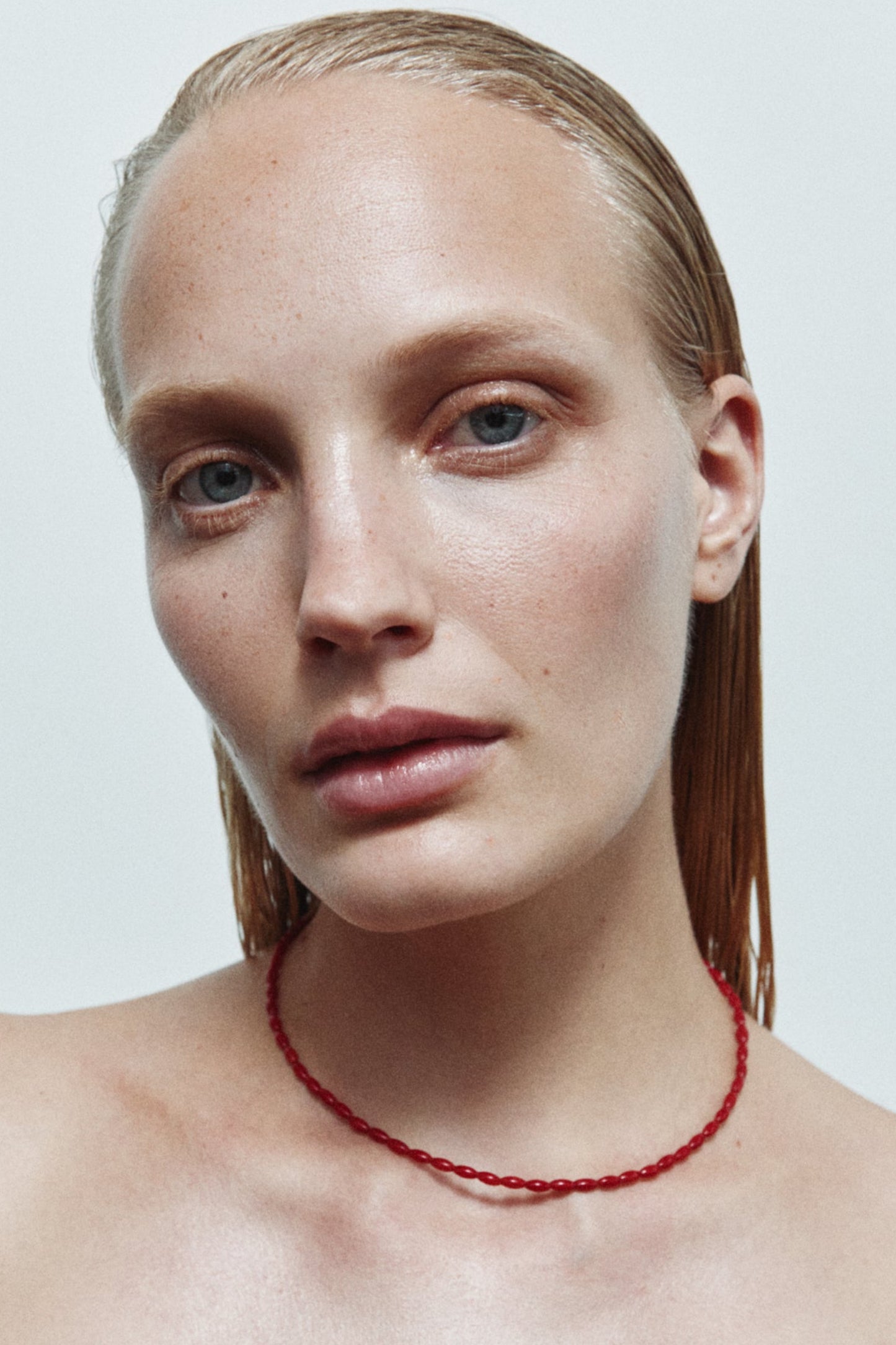 Tiny Coral Necklace