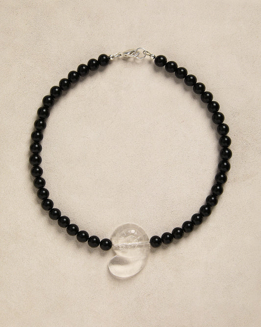 Nautilus Necklace in Onyx